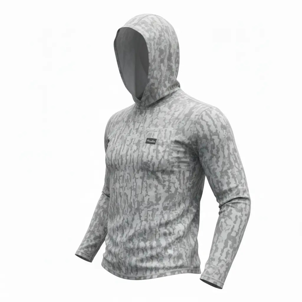 Honey Hole Grey Camo Hoodie