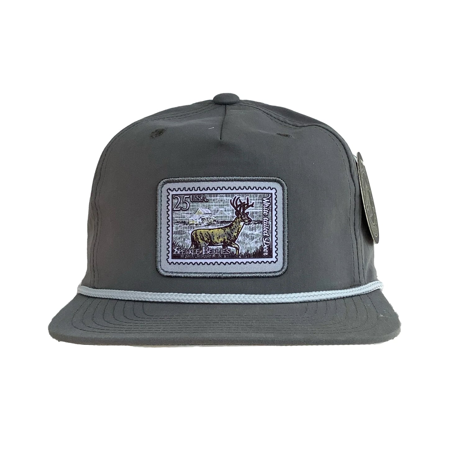 Speckle Bellies Grey Buck Rope Hat