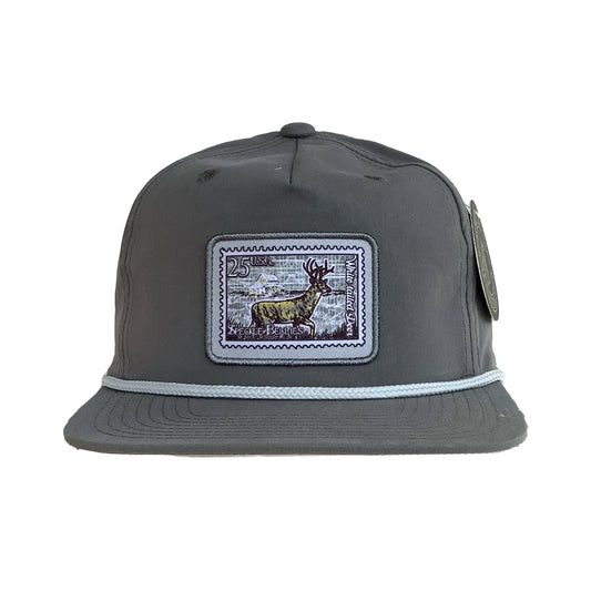 Speckle Bellies Grey Buck Rope Hat