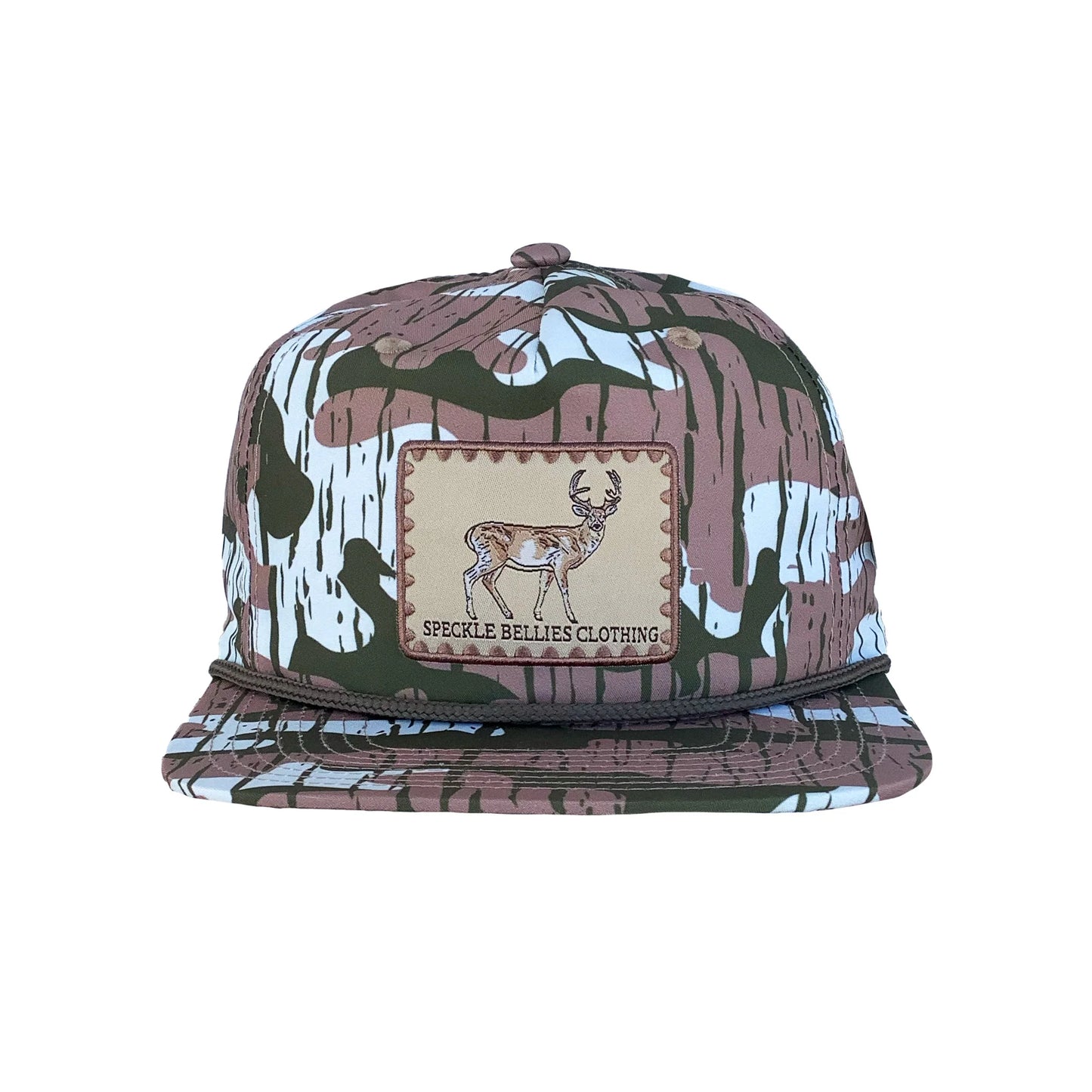 Speckle Bellies Camo Buck Rope Hat