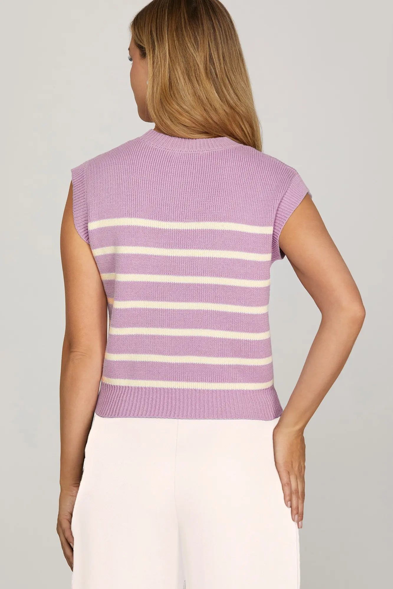 Lilac and White Top
