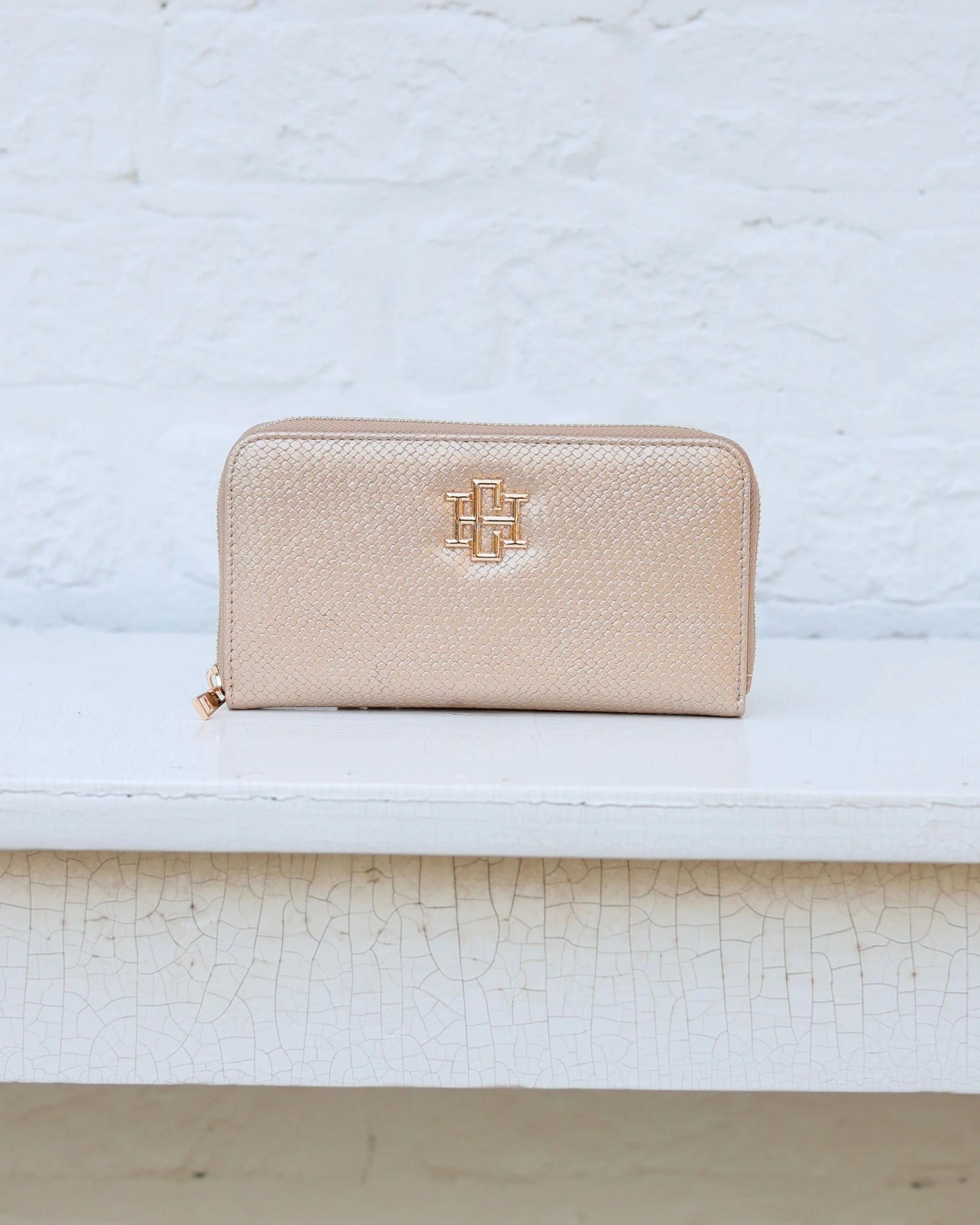Woven Gold Caroline Hill Wallet
