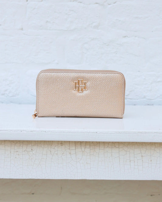 Woven Gold Caroline Hill Wallet