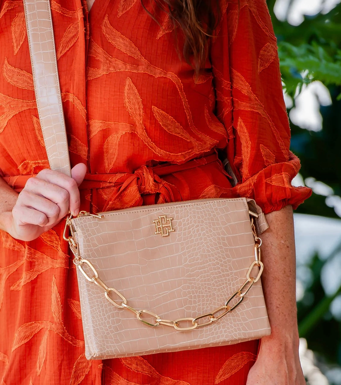 Latte Ariana Caroline Hill Purse