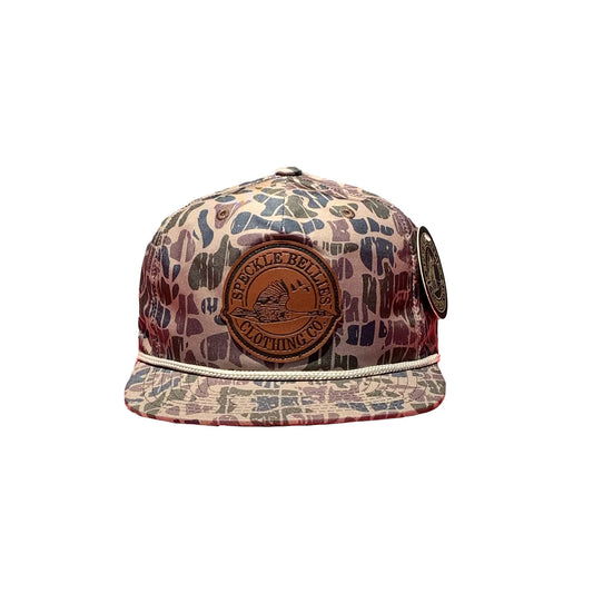Speckle Bellies Circle Patch Rope Hat