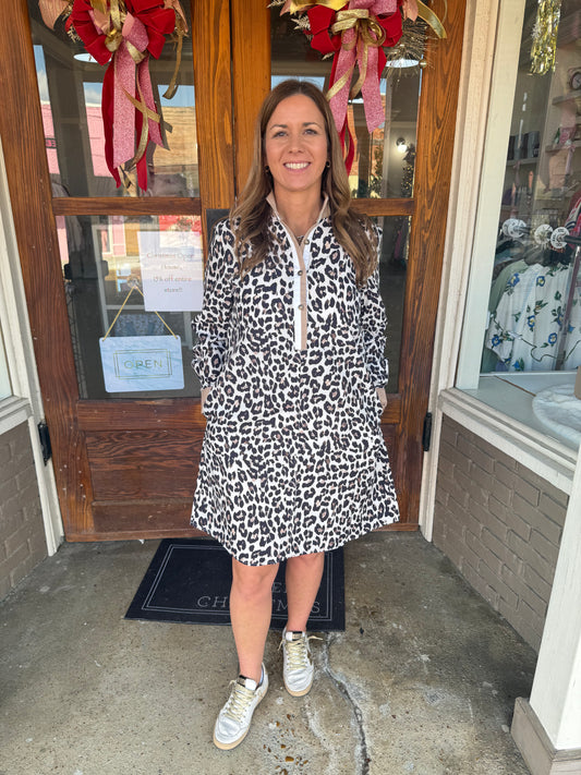 Leopard Print Dress
