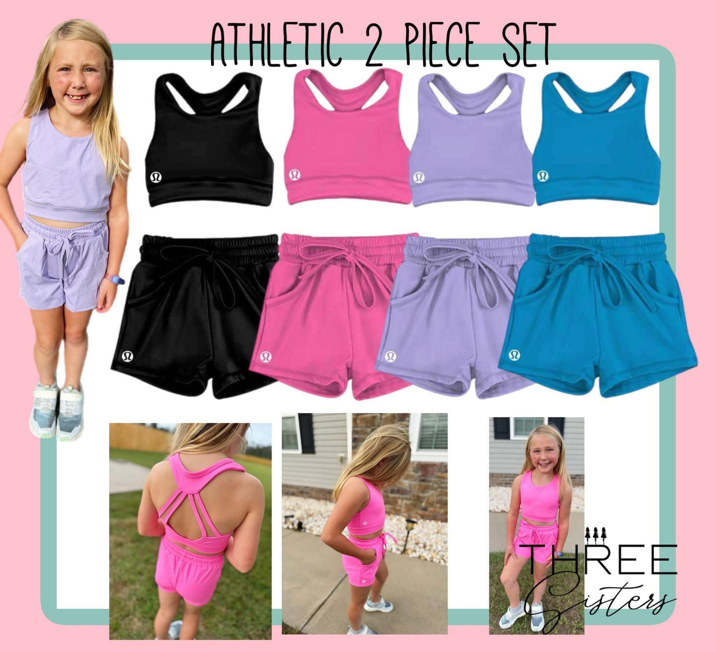 Girls Athletic Set